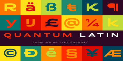 Quantum Latin Font Poster 5