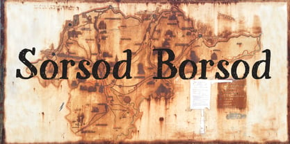 Sorsod Borsod Font Poster 2