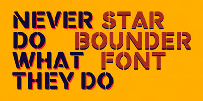 Starbounder Font Poster 5