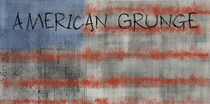 American Grunge Font Poster 2