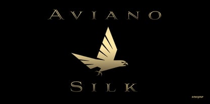 Aviano Silk Font Poster 1