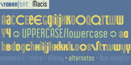 Macis Font Poster 4