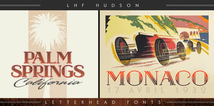 LHF Hudson Font Poster 1