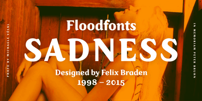 Sadness Font Poster 1