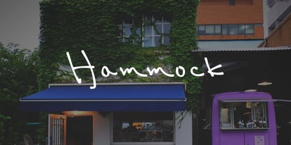 Hammock Font Poster 5