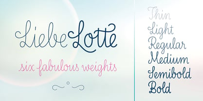 LiebeLotte Font Poster 13