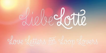 LiebeLotte Font Poster 1