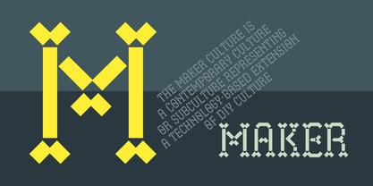 Maker Font Poster 12