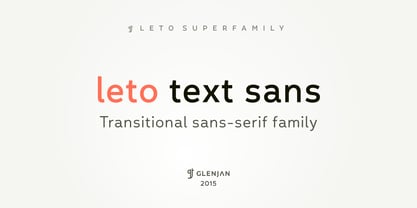 Leto Text Sans Font Poster 1