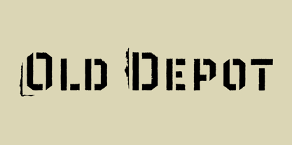 Old Depot Font Poster 1