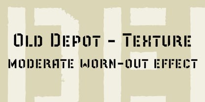 Old Depot Font Poster 2