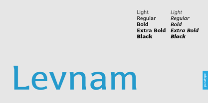Levnam Font Poster 1