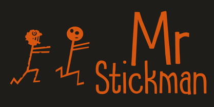 Mr Stickman Fuente Póster 1