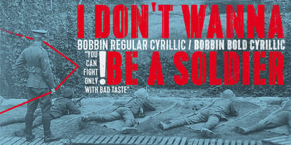 Bobbin Cyrllic Police Poster 1