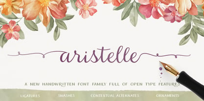 Aristelle Font Poster 1