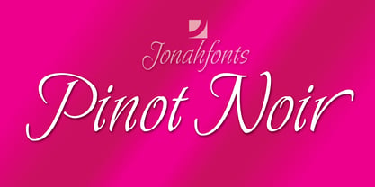 Pinot Noir Font Poster 1