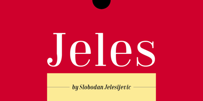 Jeles Font Poster 1