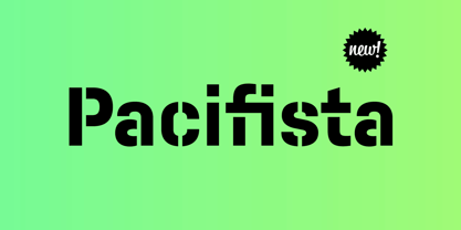 Pacifista Font Poster 1