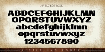 LHF Big Bob Font Poster 3
