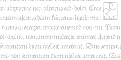 1543 German Deluxe Font Poster 2