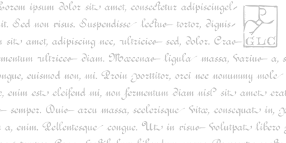 1890 Registers Script Font Poster 2