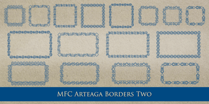 MFC Arteaga Borders Two Font Poster 6