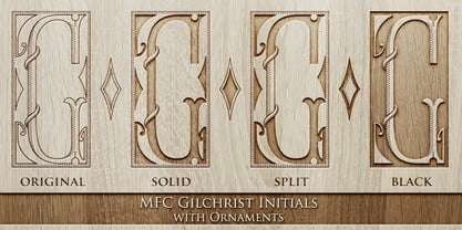 MFC Gilchrist Initials Fuente Póster 6