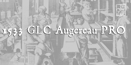 1533 GLC Augereau Pro Font Poster 3