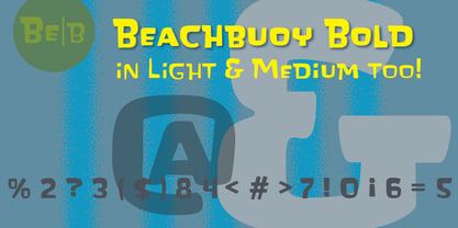 Beachbuoy Font Poster 5