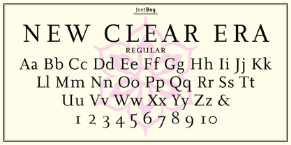 New Clear Era Font Poster 2