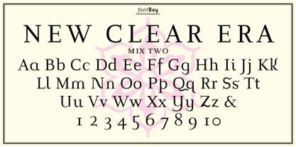 New Clear Era Font Poster 6