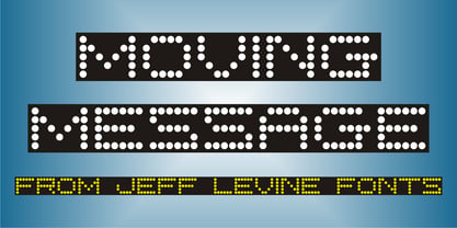 Moving Message JNL Font Poster 1