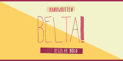 Belta Font Poster 1