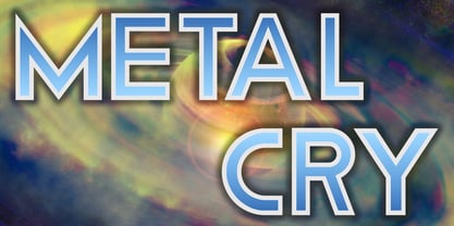 Metal Cry Font Poster 4