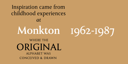 Monkton Font Poster 1