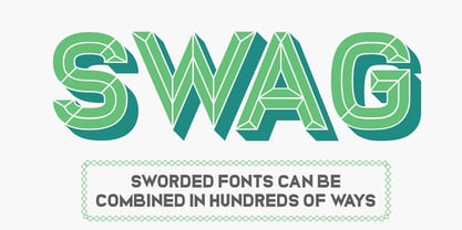 Sworded Font Poster 10