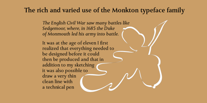Monkton Font Poster 3
