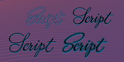 Neoscript Pro Font Poster 18