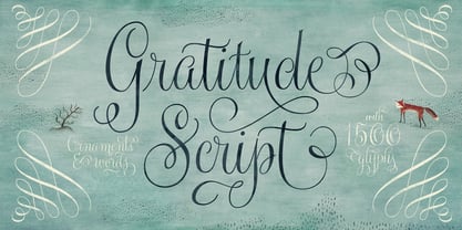 Gratitude Script Fuente Póster 1