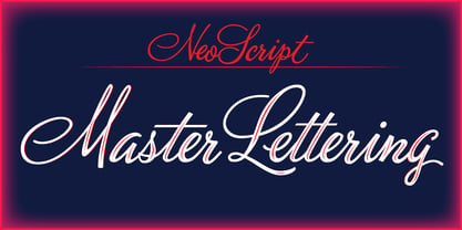 Neoscript Pro Font Poster 6