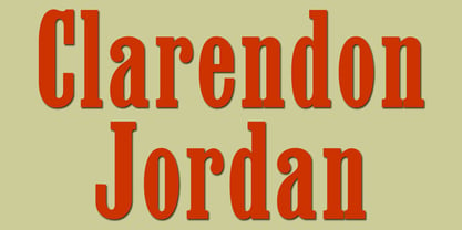 Clarendon Jordan Fuente Póster 1
