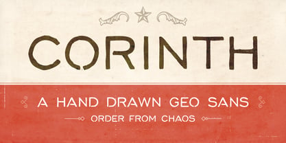 Corinth Font Poster 1