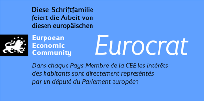 Eurocrat Font Poster 1