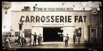 Carrosserie Font Poster 8