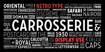 Carrosserie Font Poster 4