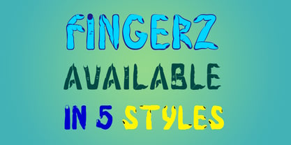 Fingerz Font Poster 1