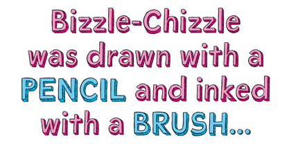 Bizzle-Chizzle Font Poster 3