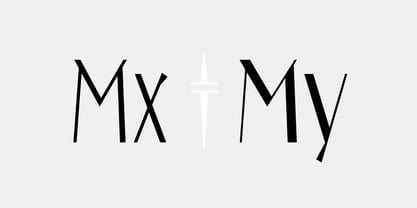 MxMy Font Poster 1