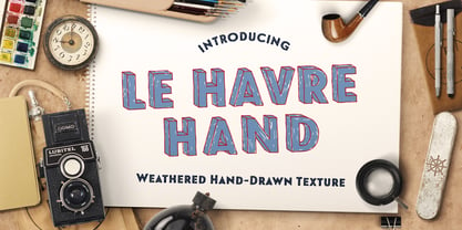 Le Havre Hand Font Poster 1