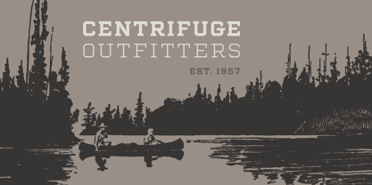 Centrifuge Font Poster 5